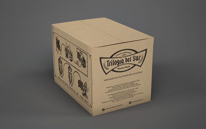 DISEÑO PACKAGING CERVEZA TRILOGÍA DEL SUR