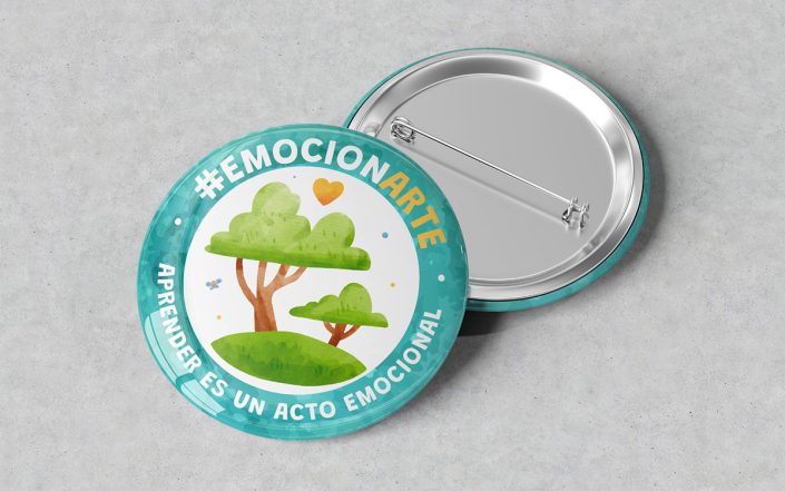 DISEÑO & PRODUCCIÓN DE CHAPITAS PROGRAMA EMOCIONARTE Diseño y producción de chapitas para Programa Emocionarte