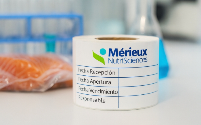 IMPRESIÓN DE ETIQUETAS ADHESIVA MERIEUX Impresión de etiquetas adhesivas para Merieux
